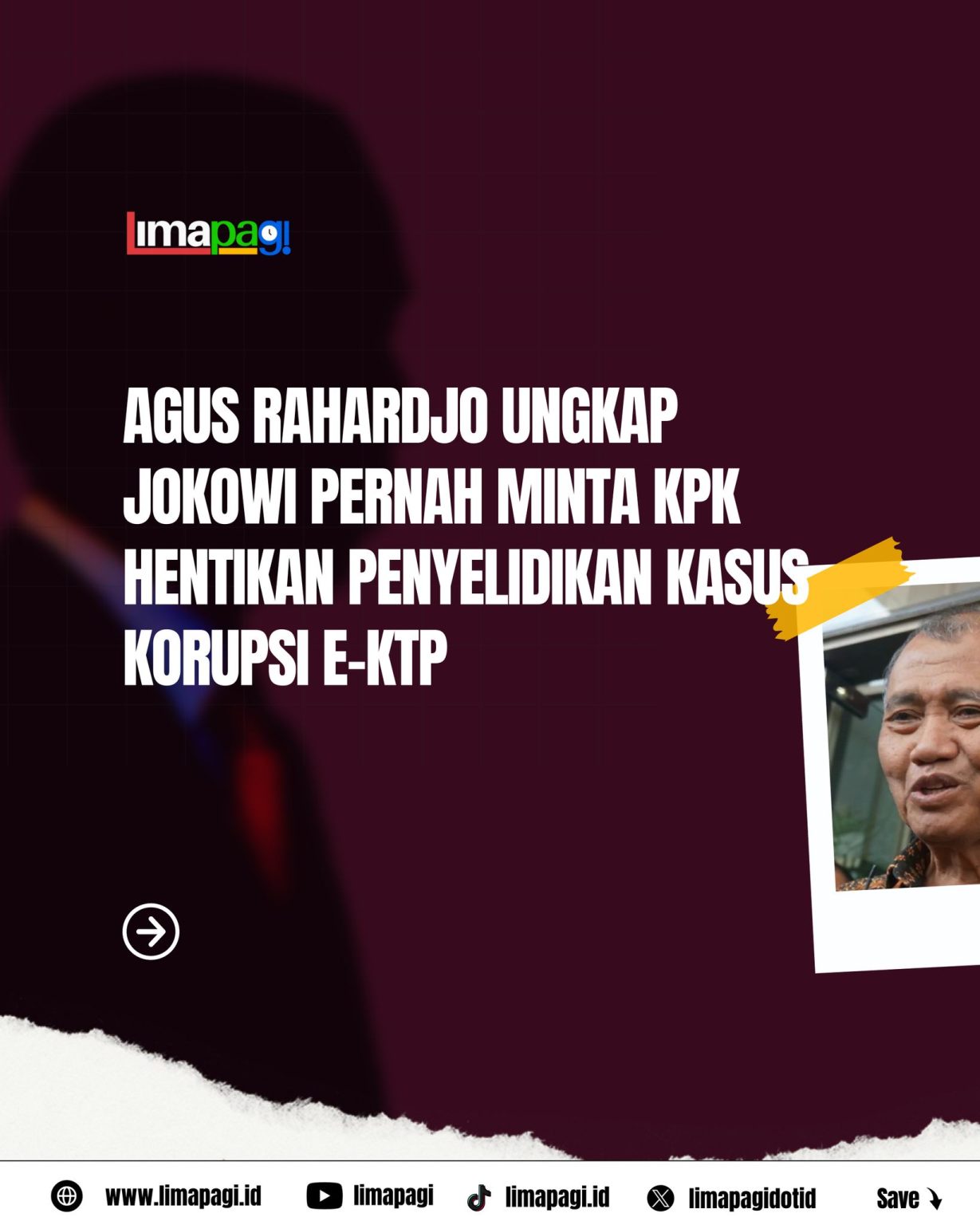 Ketika Joko Widodo Tangkis Pengakuan Agus Rahardjo: Siapa yang Bohong?