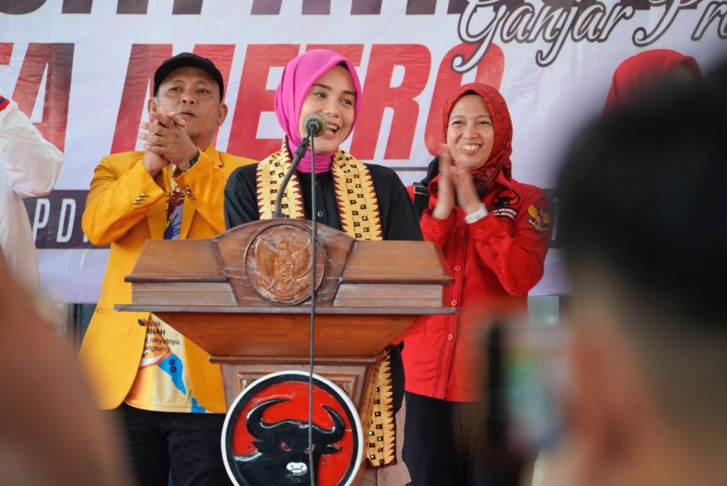 Dari Lampung, Atikoh Serukan Tolak Kekerasan terhadap Perempuan