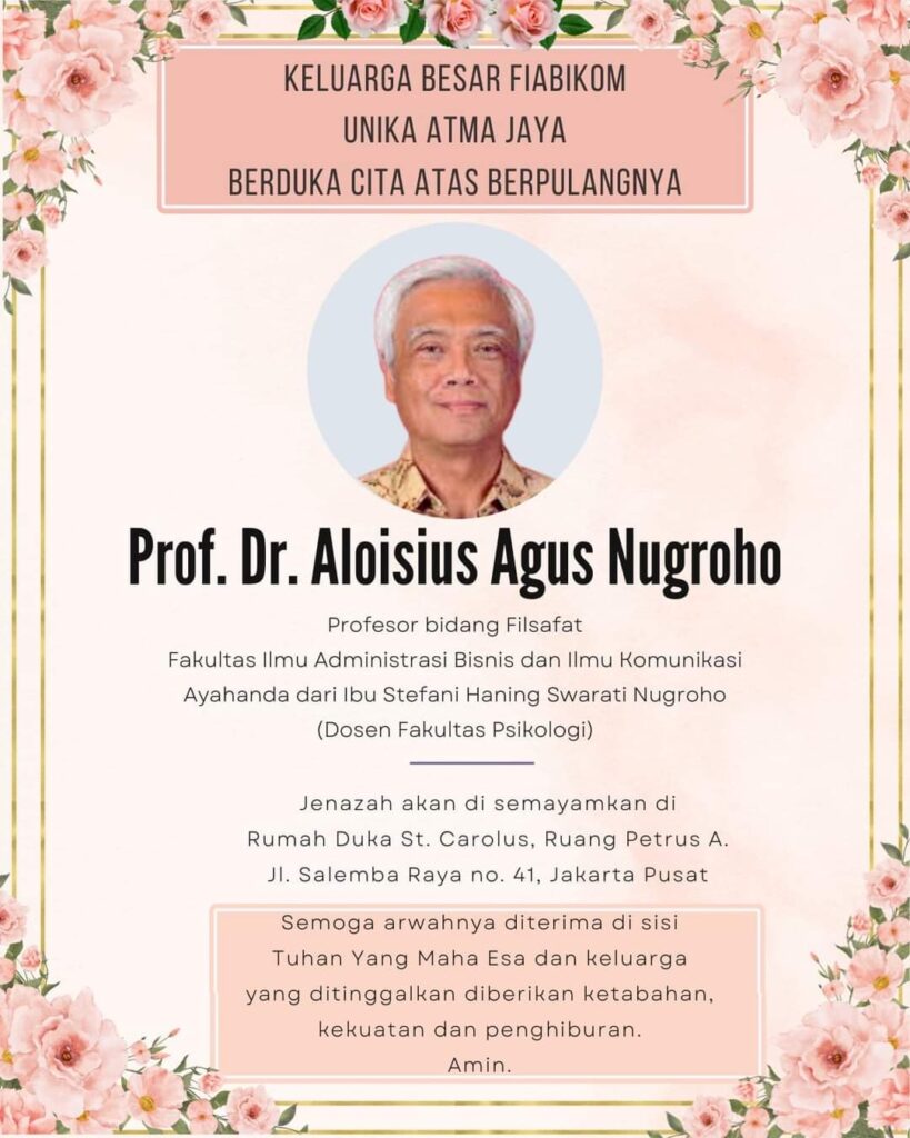 Dunia Komunikasi Indonesia Berduka, Alois Nugroho Meninggal Saat Mengajar