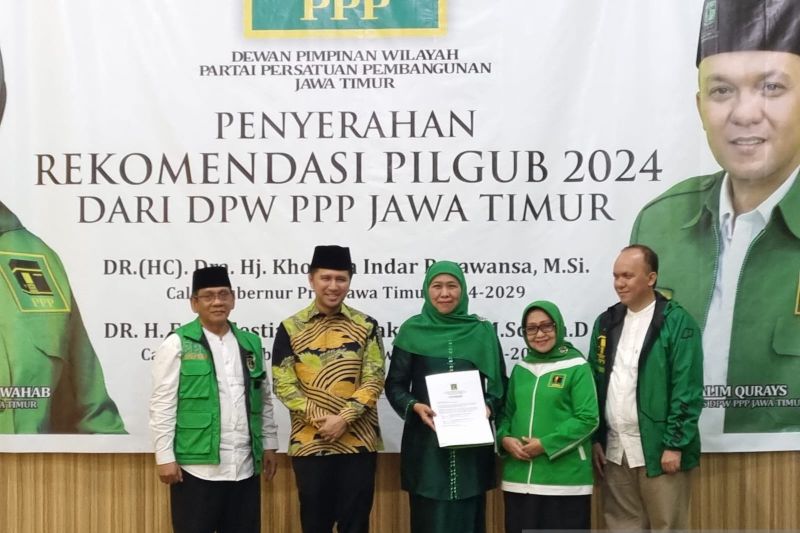 PPP Jatim Serahkan Rekomendasi Pilkada 2024 ke Khofifah-Emil
