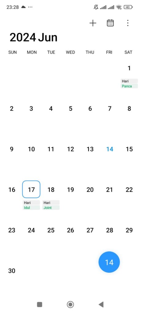 Deretan hari penting 17 Juni