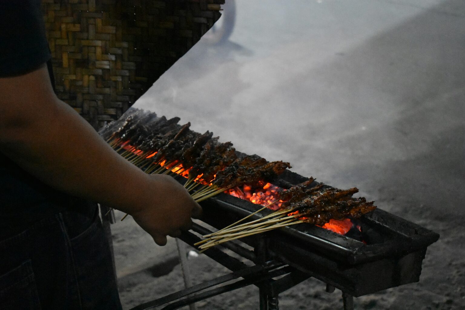 Resep bumbu sate kambing sebelum dibakar