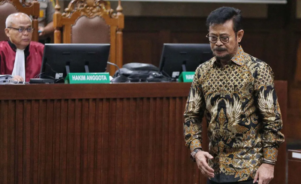 Syahrul Yasin Limpo di Pengadilan Tindak Pidana Korupsi (Tipikor) PN Jakarta Pusat